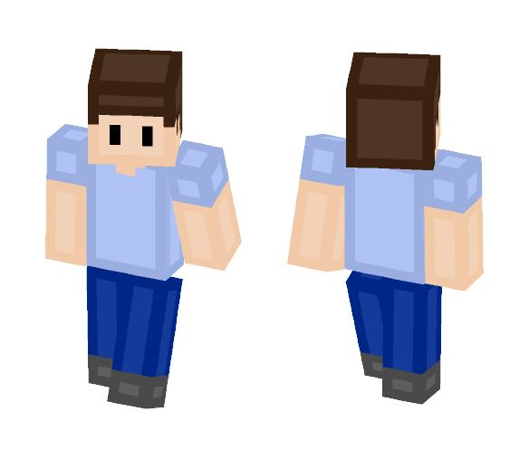 Plastic Steve- Simple Savior - Male Minecraft Skins - image 1