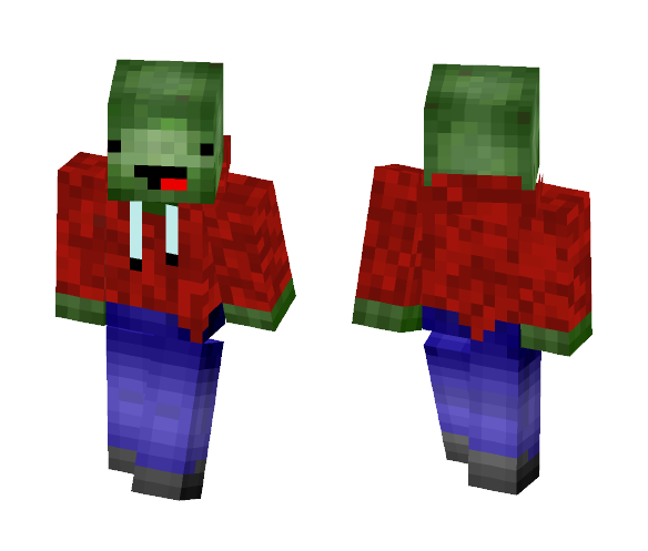 derp zombie red - Male Minecraft Skins - image 1
