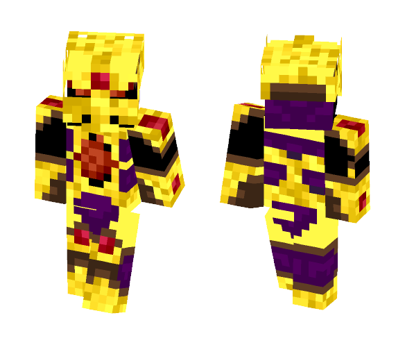 Gold Knight - Interchangeable Minecraft Skins - image 1