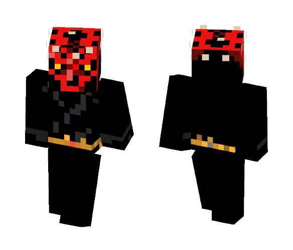 Darth Maul Bisected - Male Minecraft Skins - image 1
