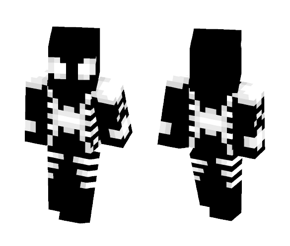 Black Suit Spider Man- Redesign - Male Minecraft Skins - image 1