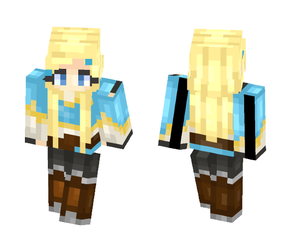 Princess Zelda- BotW- Name change! - Female Minecraft Skins - image 1