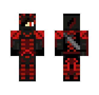 Red Skeleton Hunter - Male Minecraft Skins - image 2