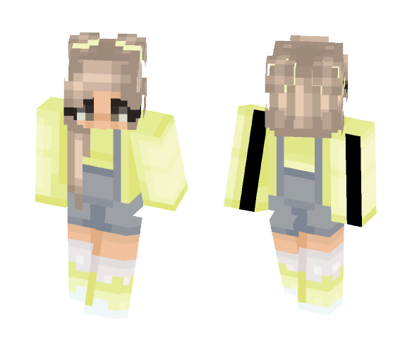 a yellow mess - Female Minecraft Skins - image 1