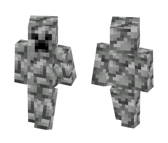 Realistic Cobblestone Creeper - Other Minecraft Skins - image 1