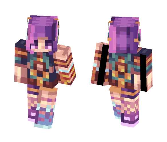 warriors and dragons - Female Minecraft Skins - image 1
