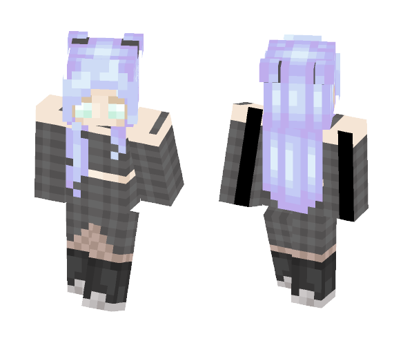 Pastel Goth ❤ - Female Minecraft Skins - image 1