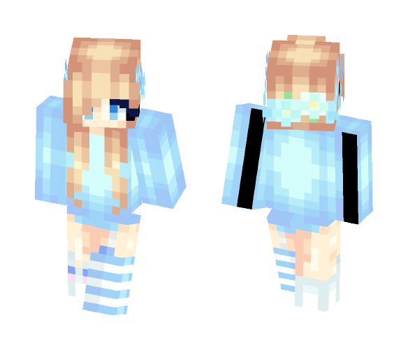 Blue Frost - Female Minecraft Skins - image 1
