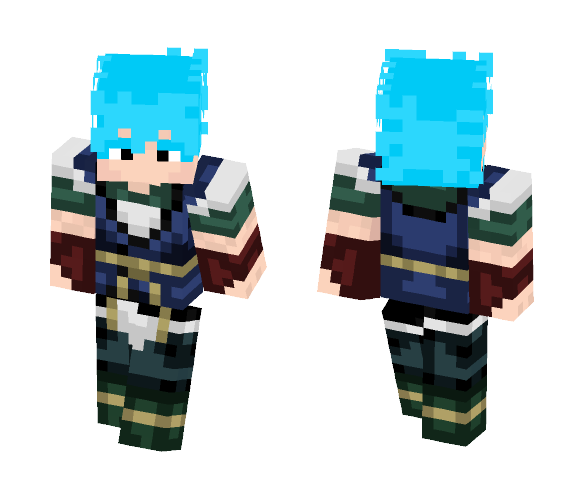 Goku DB Absalon SSGSS Blue - Male Minecraft Skins - image 1