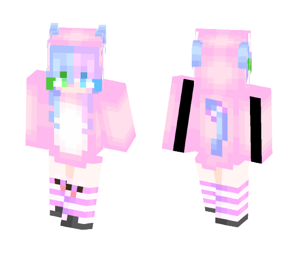 ♡Kitty hoodie♡ - Female Minecraft Skins - image 1