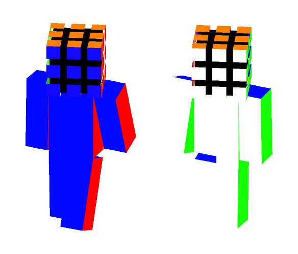 Rubik's Cube Skin - Male Minecraft Skins - image 1