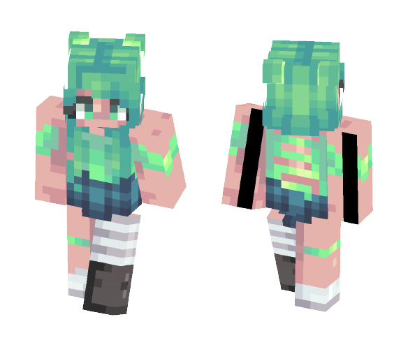 Toxic Dewdrops - Female Minecraft Skins - image 1