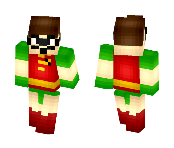 Robin (Shaded): TLBM - MrFlameYT - Male Minecraft Skins - image 1