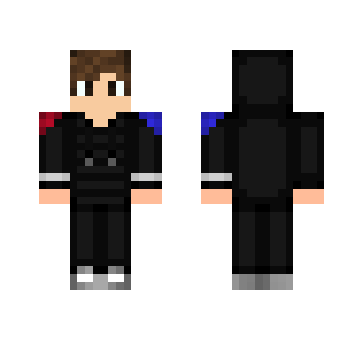 Black Suit (Red&Blue) - Male Minecraft Skins - image 2