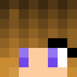 Cute Girl In Blue - Cute Girls Minecraft Skins - image 3