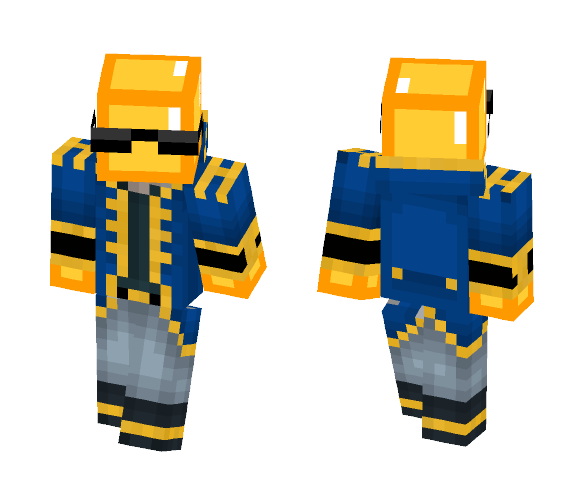 Mr. Gold v2 - Male Minecraft Skins - image 1