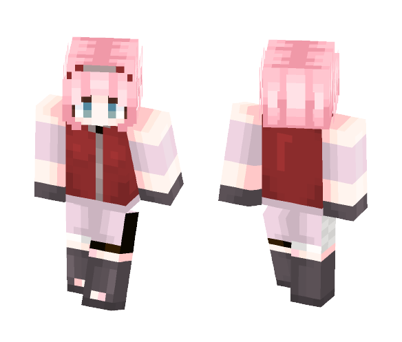 Naruto- Sakura - Female Minecraft Skins - image 1