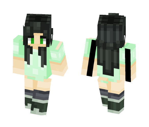 Emeralds ~Piano~ - Female Minecraft Skins - image 1