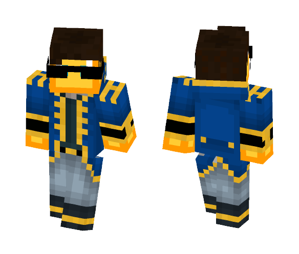Mr. Gold - Male Minecraft Skins - image 1