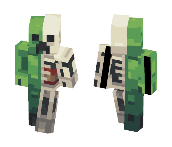 Creeper Anatomy - Interchangeable Minecraft Skins - image 1
