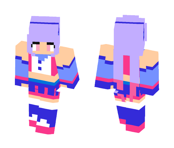 Maika Vocaloid {Lola} - Female Minecraft Skins - image 1