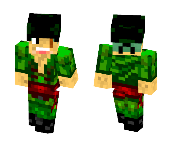 Zoro from one piece - Male Minecraft Skins - image 1
