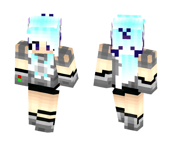 Robot girl - Girl Minecraft Skins - image 1
