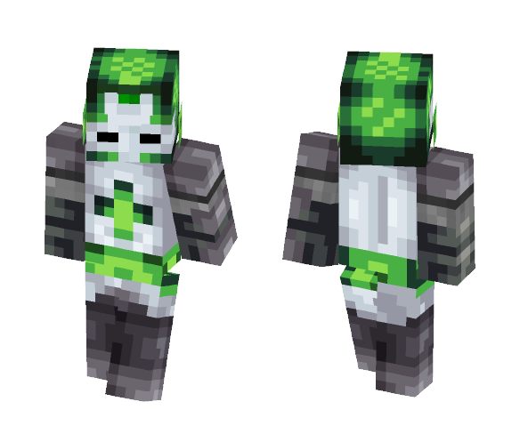 Castle Crashers Green Knight - Male Minecraft Skins - image 1