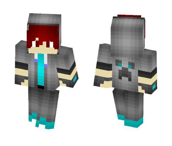 Teenager Gray - Male Minecraft Skins - image 1