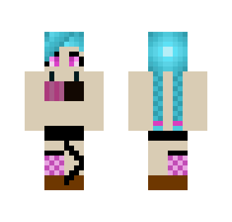Jinx-League Of Legends - Female Minecraft Skins - image 2