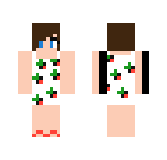 Girl - Strawberry Dress - Girl Minecraft Skins - image 2