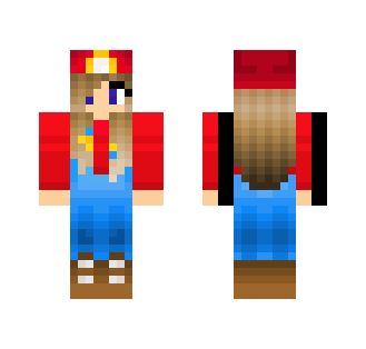 Mario Girl - Girl Minecraft Skins - image 2