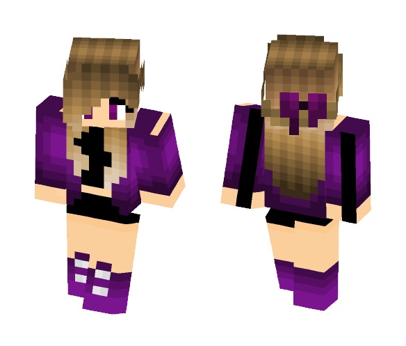Purple Witch - Female Minecraft Skins - image 1