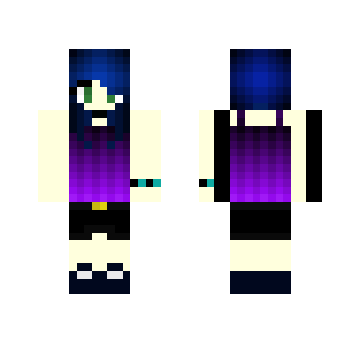 I Has Pretty Blue Hair - Female Minecraft Skins - image 2