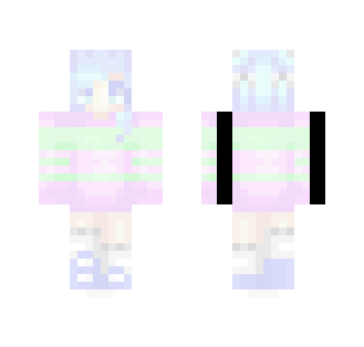 any subject looks good with pastel - Female Minecraft Skins - image 2
