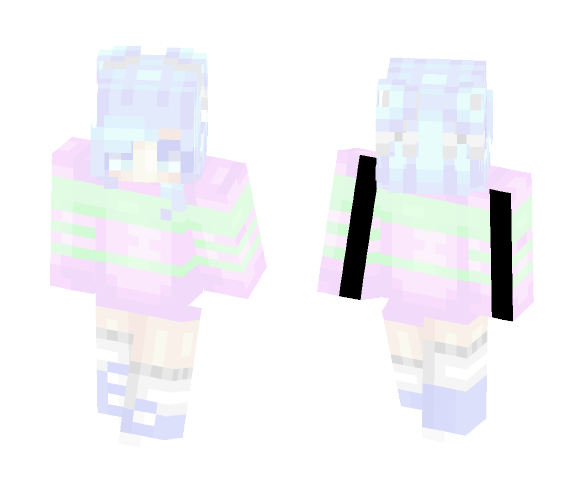 any subject looks good with pastel - Female Minecraft Skins - image 1