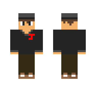 Guy with gray hat - Male Minecraft Skins - image 2
