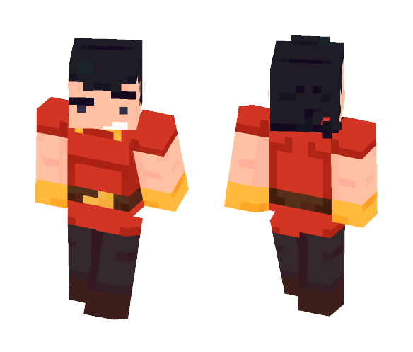 Gaston's reaction to Jaws 3D - Male Minecraft Skins - image 1
