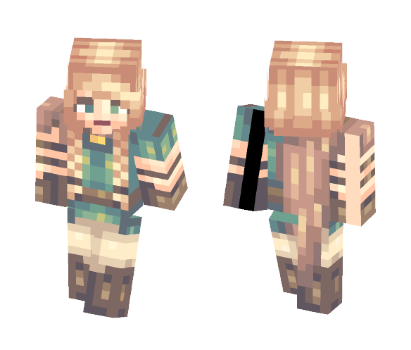 Girl Wanderer - Girl Minecraft Skins - image 1
