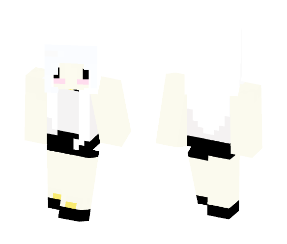 White hair beauty - Female Minecraft Skins - image 1