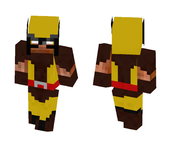 Wolverine Brown Costume - Male Minecraft Skins - image 1