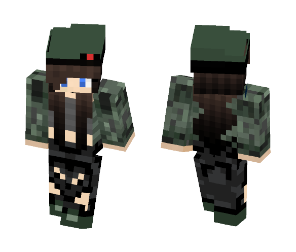 Army Girl - Girl Minecraft Skins - image 1