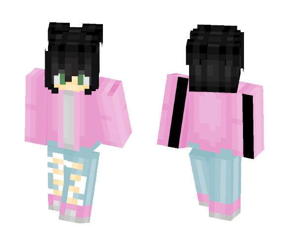 Pink Satin | ғαℓℓ - Female Minecraft Skins - image 1