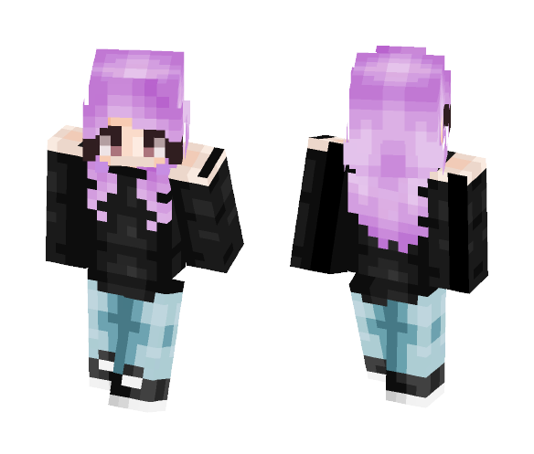 Violett Dream - Female Minecraft Skins - image 1