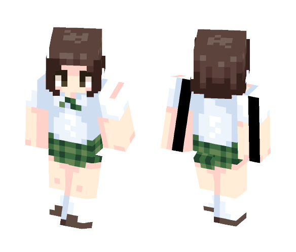 Aoba Tsukishima (Cross Game) - Female Minecraft Skins - image 1