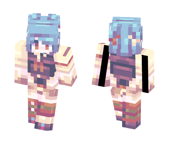 ~松下茜 OC~ - Female Minecraft Skins - image 1