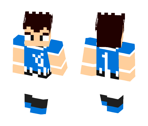 Vegeta (Baseball Uniform) - Male Minecraft Skins - image 1