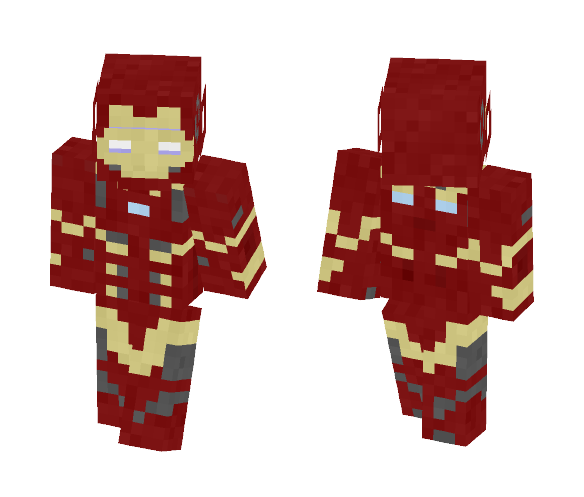 Iron-man | Civil war | Tony stark - Iron Man Minecraft Skins - image 1