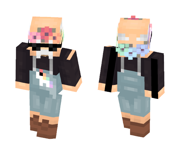 ✮Grandpa ☯ Rainbow✮ - Male Minecraft Skins - image 1