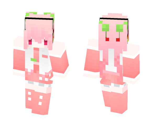 *UPDATE Sakura Miku - Female Minecraft Skins - image 1